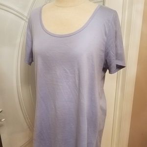 LuLaRoe Solid Light Purple Classic T Size